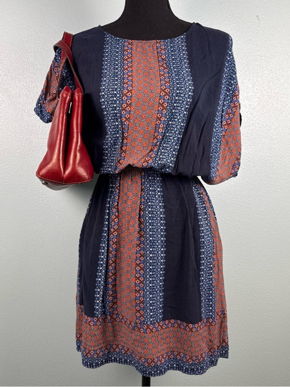 Ariat Western Cowgirl Printed Americana Shirt Dress Women’s Size Small
